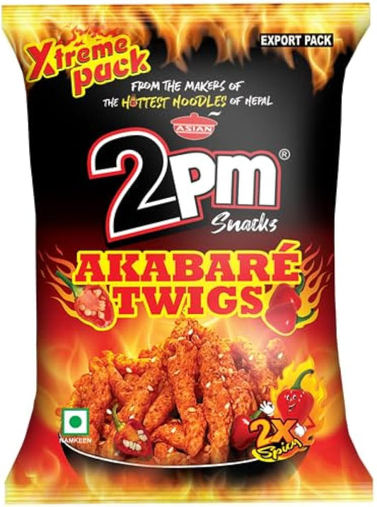 2PM AKABARE TWIGS X2 SPICY 80G