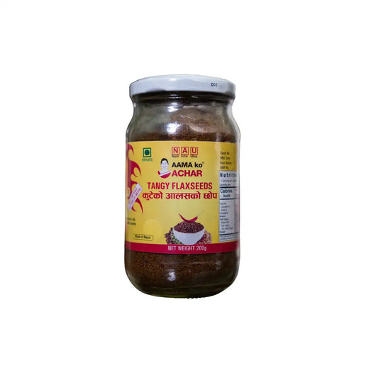 AAMA KO HOT TANGY FLAX SEEDS 380GM