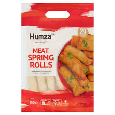 Humza Meat Spring Rolls 20 Pcs 650g
