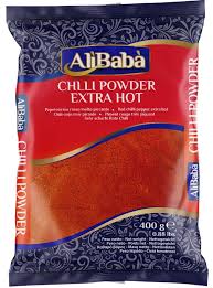 Chilli Pwd Ex.hot Ali Baba 400g