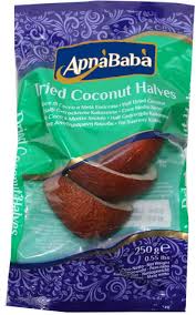 Coconut Dried Halves Ali Baba 250g