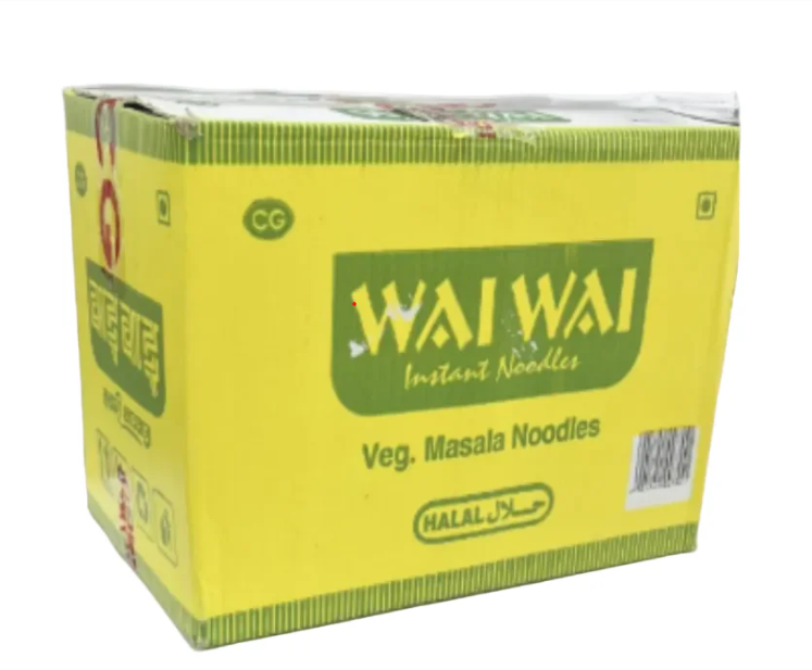 Wai Wai Veg Noodles 30x75g-Box