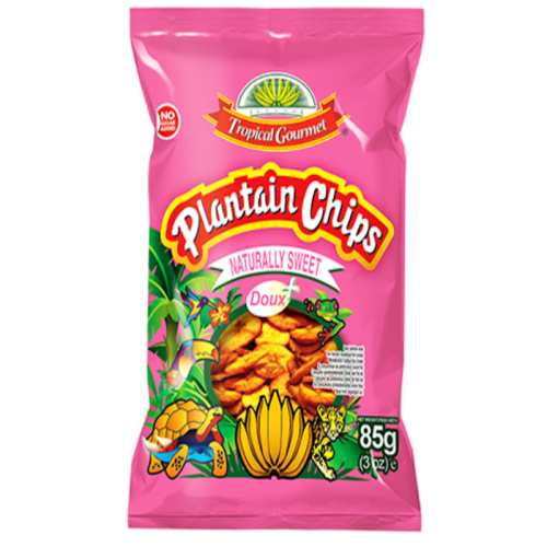 Tg Plantain Chips Extra Sweet 85g