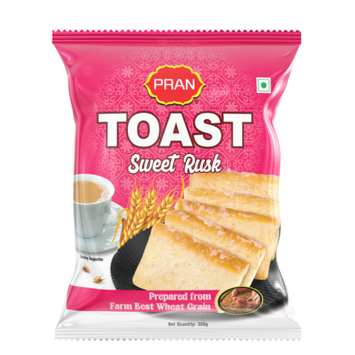 Pran Sweet Toast Biscuit 350g